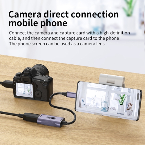 Carte de saisie de type C Carte de saisie audio et vidéo 1080P; 4/5 Switch jeu portable de diffusion en direct; faible latence; sans décalage
