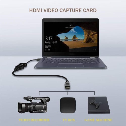 [4La sortie boucle 60&nbsp;Hz]Prend en charge la PS5/Xbox/caméra HDIM Carte de capture vidéo diffusion en direct de jeu PS4 décodeur d'enregistrement