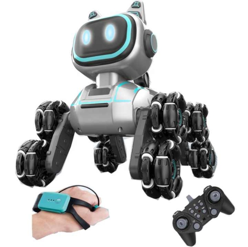 Les enfants qui grimpent des chats et des chiens à huit roues intelligentes déformables débloquent N façons de jouer à la poignée mécanique et à la