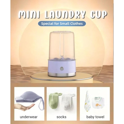 Mini-machine à laver portative | Petits sous-vêtements de nettoyage en profondeur, vêtements pour bébés | Produit léger | Mini laveuse sans fil