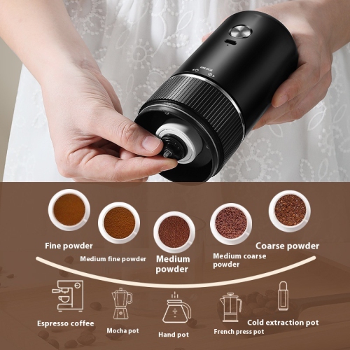 Machine à café, moulin à café entièrement automatique, moulin à café électrique portatif à poudre domestique