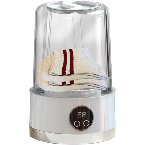 Machine à laver portative, petite machine à laver, affichage numérique rechargeable, conception compacte, mini machine à laver spatiale, adapté aux