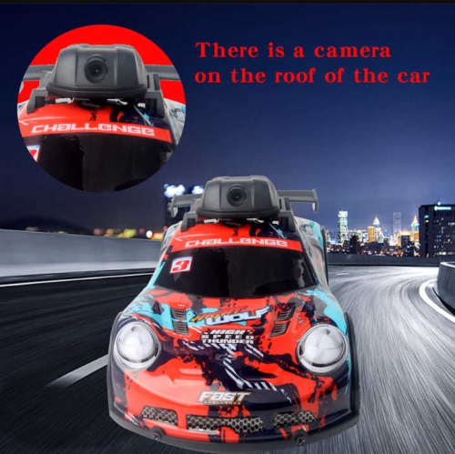 Graffiti drift racing car | 4-way remote control + colored lights + camera | Children's racing car [Graffiti red] light photography and video