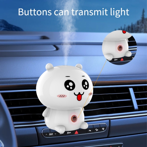 Bear back clip car aromatherapy machine, pure essential oil air outlet back clip aromatherapy machine, silent aromatherapy pendant, car air