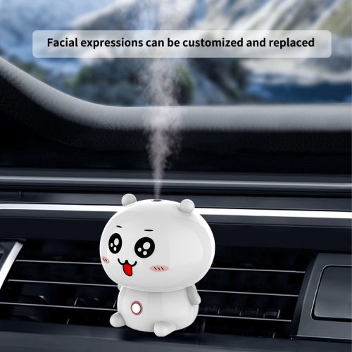 Bear back clip car aromatherapy machine, pure essential oil air outlet back clip aromatherapy machine, silent aromatherapy pendant, car air