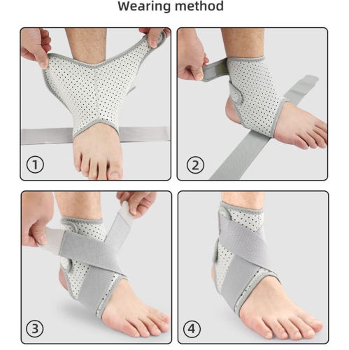 Ankle Brace Support Compression Sleeves, 1 Pair Adjustable Ankle Support Brace Stabilizer, Breathable Ankle Brace Bandage