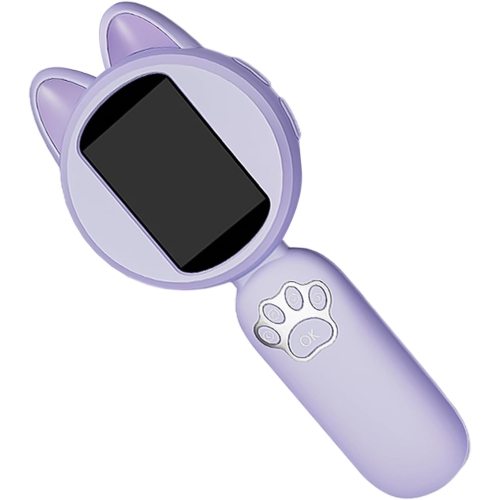 Children's portable digital microscope - 30W pixels, 2-inch HD screen, 8 LED lights, manual focus, adjustable magnification, support photo taking