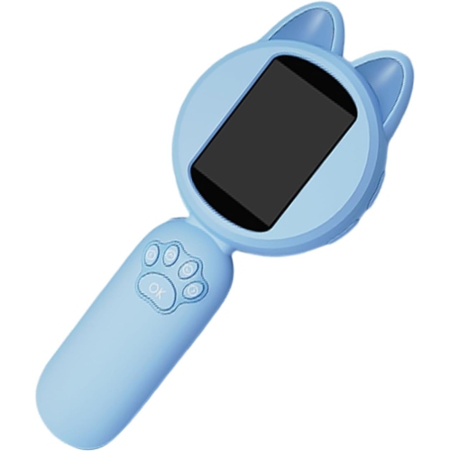 Children's portable digital microscope - 30W pixels, 2-inch HD screen, 8 LED lights, manual focus, adjustable magnification, support photo taking