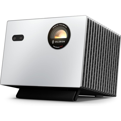 Valerion - StreamMaster Plus2 4K RGB Triple Laser Projector, 3000 ISO Lumens,4ms Lag-Free Gaming, HDR10+, 2X Faster Performance, - Pearl White