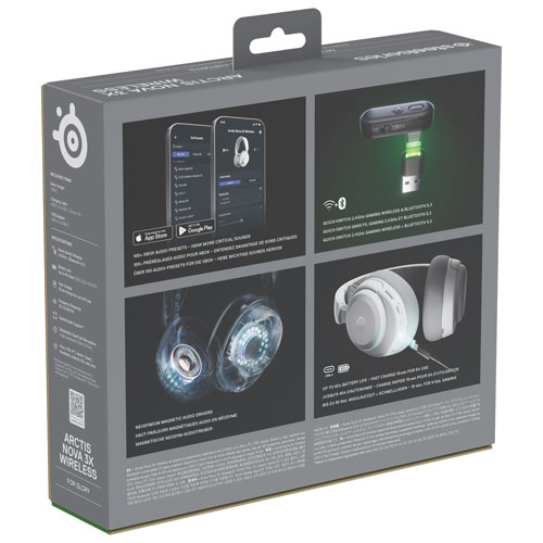 Steelseries Arctis Nova 3X Wireless Gaming Headset for Xbox - White