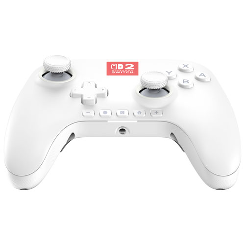 Manette avec fil Advantage Lumectra de PowerA pour Switch 2 - Blanc