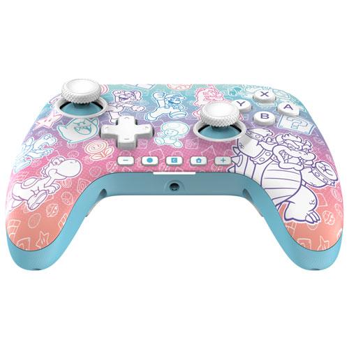 Manette avec fil Advantage de PowerA pour Switch 2 - Royaume Champignon