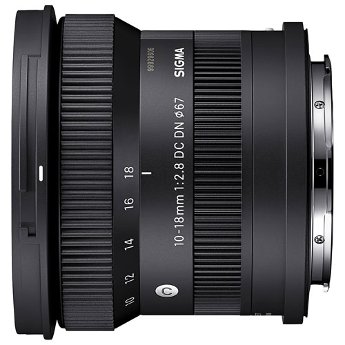 Objectif DC DN 10-18 mm f/2,8 Contemporary de Sigma pour monture L