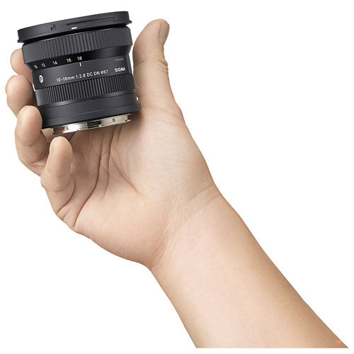 Objectif DC DN 10-18 mm f/2,8 Contemporary de Sigma pour monture L