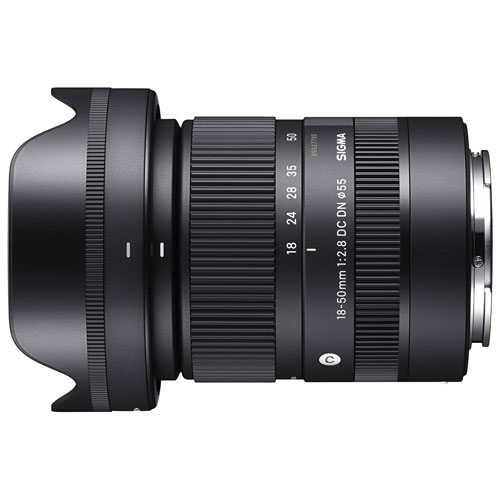 Objectif DC DN 18-50 mm f/2,8 Contemporary de Sigma pour monture E de Sony