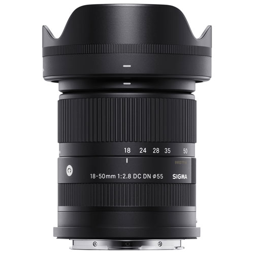 Objectif DC DN 18-50 mm f/2,8 Contemporary de Sigma pour monture E de Sony