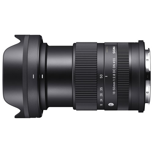 Objectif DC DN 18-50 mm f/2,8 Contemporary de Sigma pour monture E de Sony