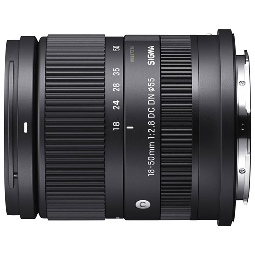 Objectif DC DN 18-50 mm f/2,8 Contemporary de Sigma pour monture X de Fuji