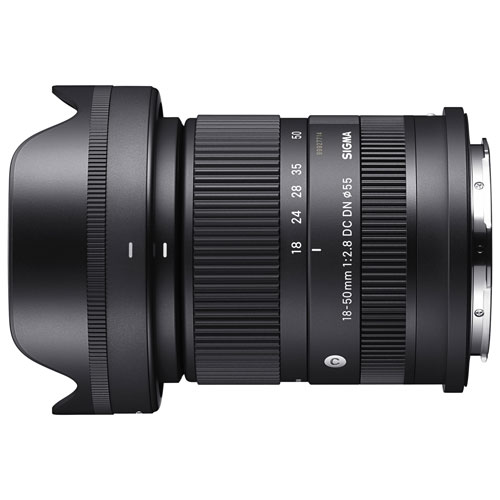 Objectif DC DN 18-50 mm f/2,8 Contemporary de Sigma pour monture X de Fuji