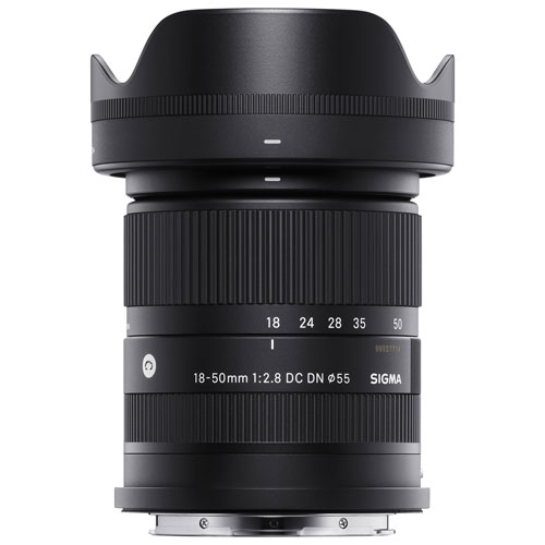 Objectif DC DN 18-50 mm f/2,8 Contemporary de Sigma pour monture X de Fuji