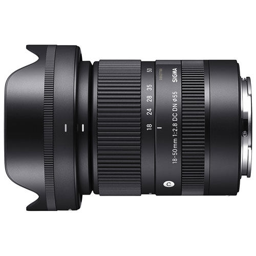Objectif DC DN 18-50 mm f/2,8 Contemporary de Sigma pour monture RF de Canon