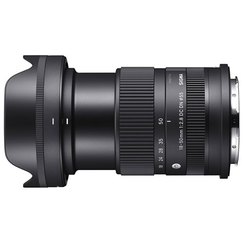Objectif DC DN 18-50 mm f/2,8 Contemporary de Sigma pour monture RF de Canon