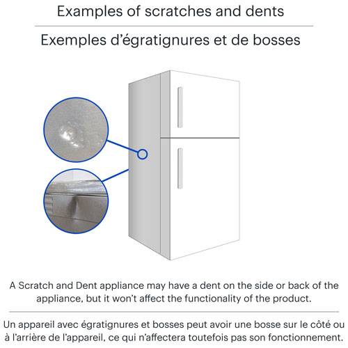 Open Box - GE 33" 24 Cu. Ft. French Door Refrigerator w/Water & Ice Dispenser - Stainless Steel - Scratch & Dent