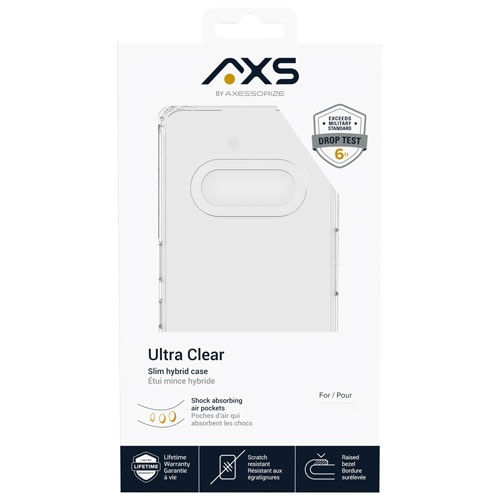 AXS Ultra Clear Gel Fitted Soft Shell Case for Nothing Phone (3a) - Clear