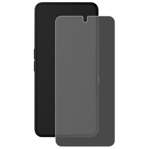 AXS Ultra Clear Gel Fitted Soft Shell Case with Glass Screen Protector for Nothing Phone (3a) Pro - Clear