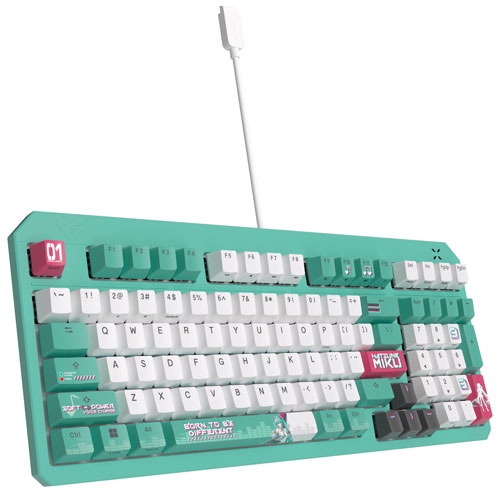 ASUS TUF Gaming K3 Gen II Optical-Mechanical RGB Compact Gaming Keyboard - Hatsune Miku Edition