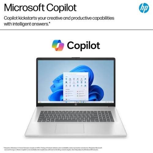 Portable à écran HD+ de 17 6 po de HP - Core i3 N305 d'Intel, DDR4 SSD 16 Go 256 Go PCIe, Windows 3 Famille, Wi-Fi 11, Bluetooth, HDMI