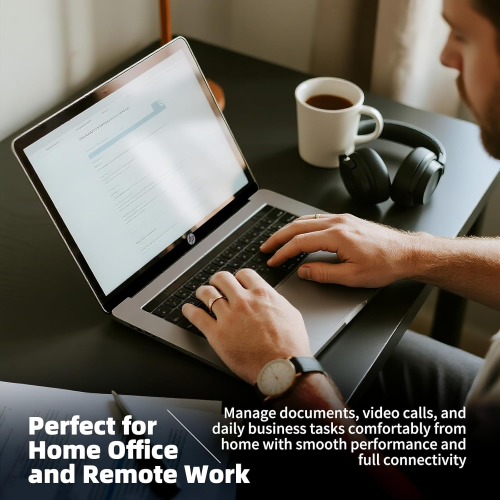 Portable à écran HD+ de 17 6 po de HP - Core i3 N305 d'Intel, DDR4 SSD 16 Go 512 Go PCIe, Windows 3 Famille, Wi-Fi 11, Bluetooth, HDMI