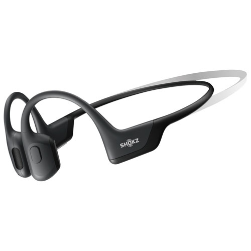 Tout neuf - Écouteurs Bluetooth ouverts à conduction osseuse OpenRun Pro Mini de Shokz - Noir
