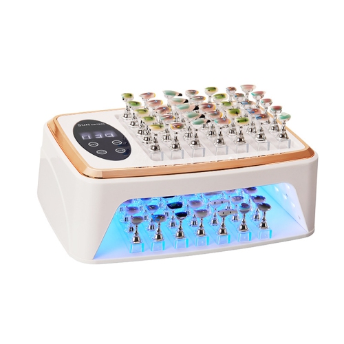 MYACUC  Led Nail Lamp, 380W Hand Pillow Nail Lamp With Led Display, 90 Lamp Chips 4 Timer Nail Dryer Light for Gel Polish for Salon