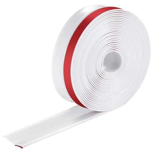 VEVOR 34 FT Garage Door Seal Top and Sides Seal Strip, Universal Weather Stripping Replacement Soft and Hard Composite, Weatherproofing Garage Door