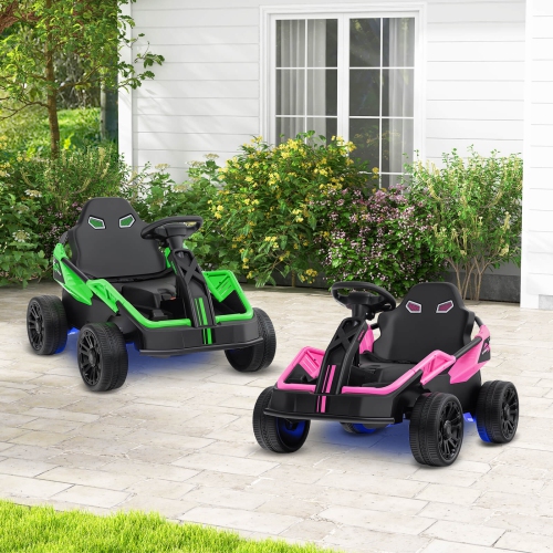 Costway Ride on Car for Big Kids 12V Battery Powered Electric UTV with Remote Control Red/Pink/Green