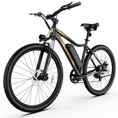 Vélo électrique 5TH WHEEL pour adultes, batterie amovible 10,4&nbsp;Ah de 48&nbsp;V, moteur 500&nbsp;W, pneus de 27,5", autonomie maximale de 45