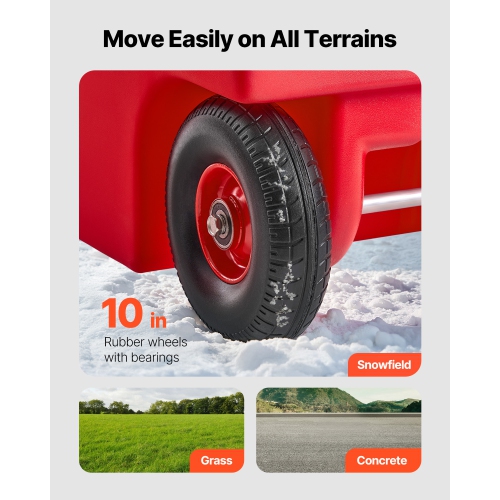 VEVOR 32 Gallon Fuel Caddy, Portable Fuel Tank with 12V DC 2.5 GPM Electric Fuel Transfer Pump, 4 ft Delivery Hose & Auto-Stop Sensor Nozzle, Tank