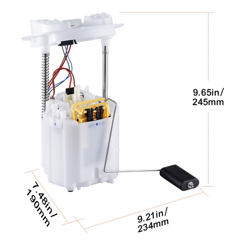 VEVOR Electric Fuel Pump Module Assembly, Compatible with 2005-2017 Chrysler 300, 2008-2017 Dodge Challenger, 2006-2015 Dodge Charger, 2005-2008