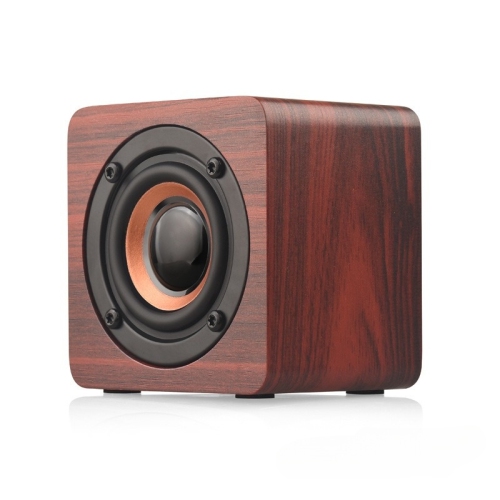 Portable Wooden Speaker, USB Charging Wireless Bluetooth Speaker Compatible with Mobile Phones and iPads