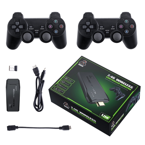 M8 Game Console Wireless Arcade Doubles PSP Dual Remote Controller, Home TV Retro HD Video Games, 20,000 Games