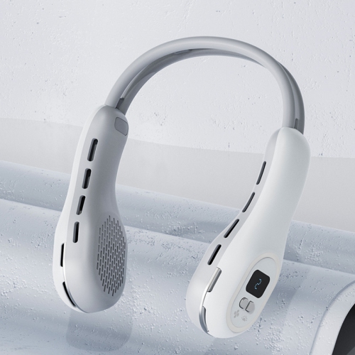 Neck hanging fan, lazy portable sports silent mini usb bladeless fan, bladeless fan three-speed control fan