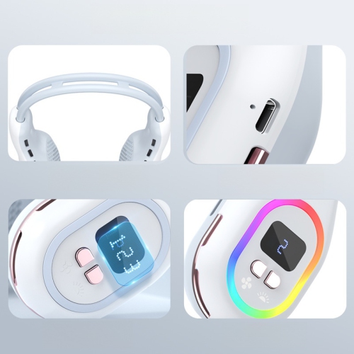 Neck hanging fan, lazy portable sports silent mini usb bladeless fan, bladeless fan three-speed control fan