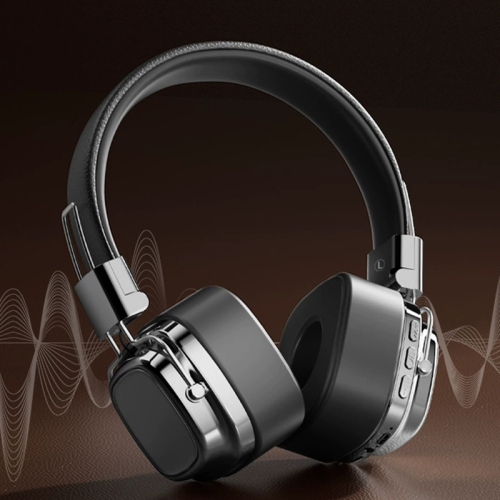 Wireless Bluetooth 5.3 On-Ear Headphones, Foldable HiFi Stereo Low Latency, Swappable Memory Card, Suitable for Gaming Phones and Tablets