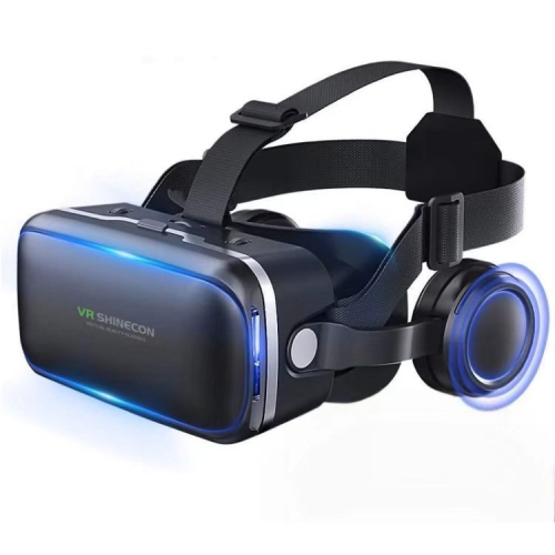 THE WAY  Vr Glasses Qianhuan Sixth Generation 3D Virtual Reality G04E/a Vr Game Console Head Mounted Mobile Game Controller 3D Vr Glasses for Tv