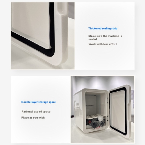 Réfrigérateur de voiture mini USB cosmétique beauté petit réfrigérateur, réfrigérateur double usage 4&nbsp;L pour voiture et maison, réfrigérateur de