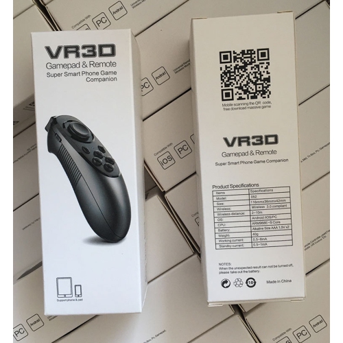 VR remote control, games, selfies, e-books/PPT/, mouse, virtual reality headset, PC tablet notebook smartphone VR Bluetooth remote control, mobile