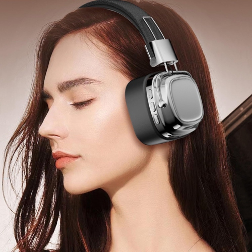 Wireless Bluetooth 5.3 On-Ear Headphones, Foldable HiFi Stereo Low Latency, Swappable Memory Card, for Gaming Phones and Tablets