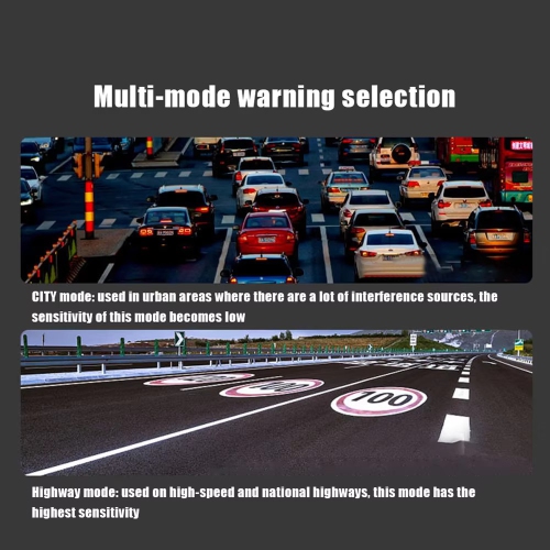 Mesure de vitesse mobile à affichage unique, détecteur de radar électronique pour chien, détecteur laser radar pour voiture, système d'alarme de