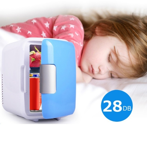 Mini refrigerator for home use, single-door refrigeration, micro student dormitory, car and home dual-use 4L car refrigerator